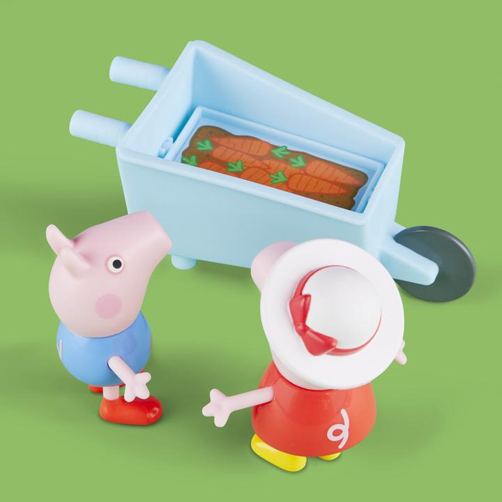 Immagine prodotto Hasbro Peppa's Adventures Peppa's garden fun, giocattolo prescolare con 2 figure e 3 accessori, f