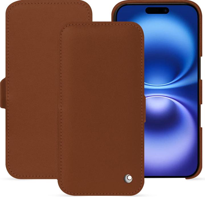 Actual product image Noreve Horizontal leather flap shell (Apple iPhone 16)