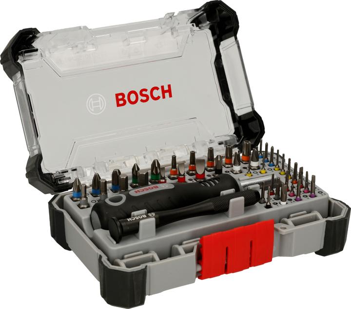 Bosch Professional Zubehör Schraubendreher-Set (0.8, 1.2, H1.5, SL2.0, SL1.5, PH00, T3, PH2, H6, T20H, PZ2, T25H, PH1, T30H, H3, T2, PH0, H2, T15H, PZ1, T10H, SL3, H4, SL2.5, PH3, 2.3mm, 2 mm, T5, SL4, H5, SL6, T6, T4)