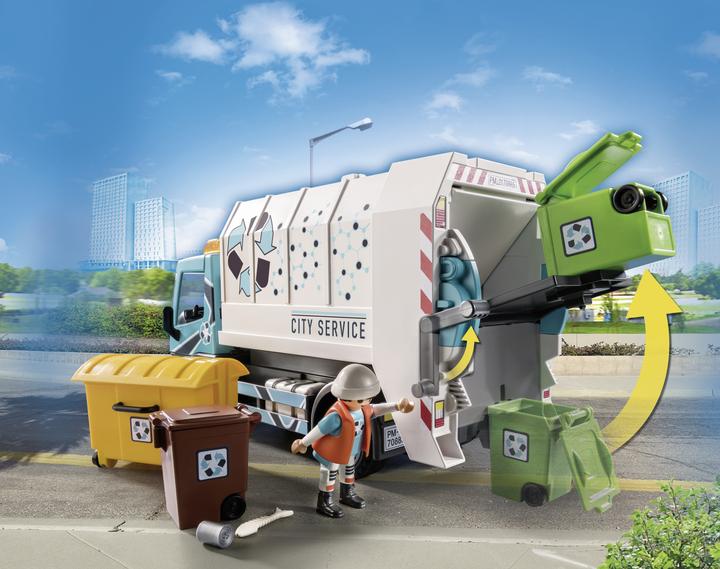 Actual product image Playmobil 70885 Garbage truck with flashing light (70885, Playmobil City Life)