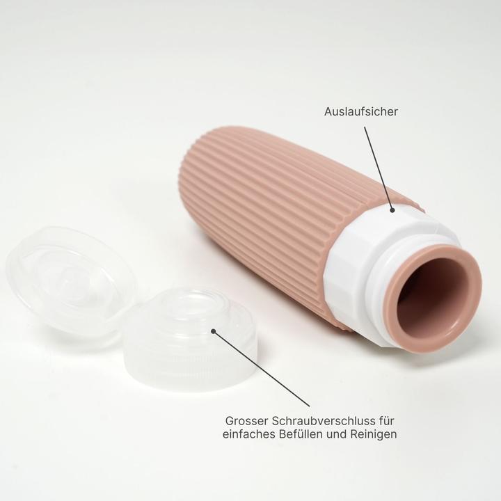 Image du produit Hermex Set de 4 bouteilles de voyage pour shampoing (Produits d'hygiène, Flacons pour liquide, Nécessaire)