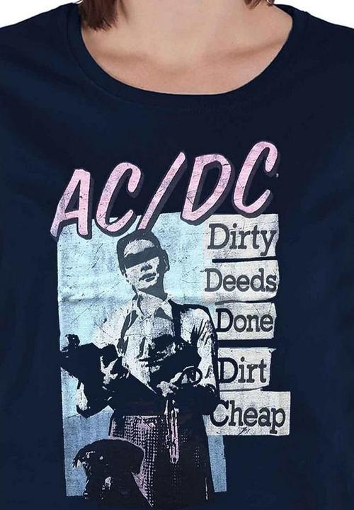 Produktbild AC/DC Womens/Ladies Dirty Deeds Done Dirt Cheap Vintage T-Shirt (S)