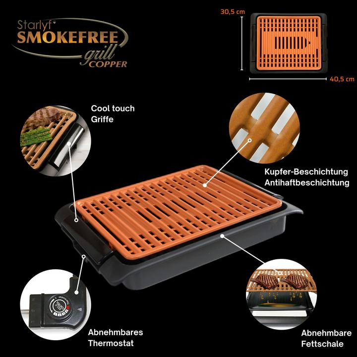 Produktbild Best direct Smokefree Copper Grill