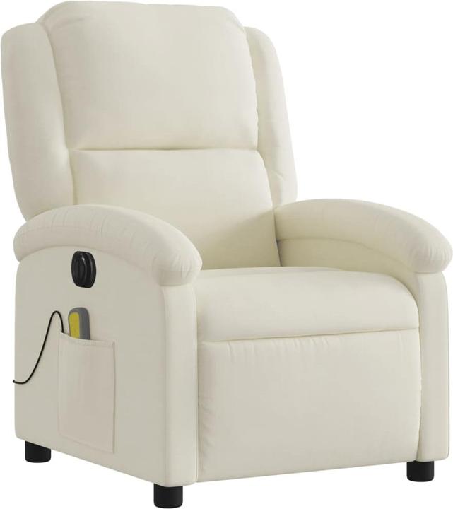 Actual product image VidaXL Massage chair electric velvet