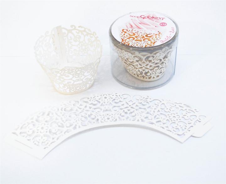 Immagine prodotto ScrapCooking 12 involucri per cupcake "Arabesque (17.50 cm)