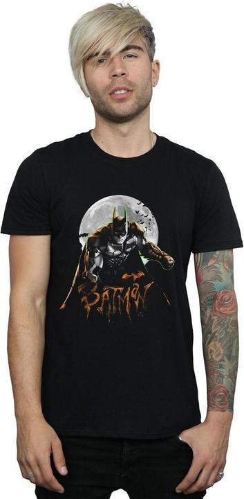 Image du produit - T-shirt BATMAN ARKHAM KNIGHT HALLOWEEN MOON - Homme (M)