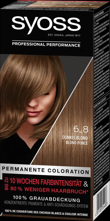 Syoss Permanente Coloration (6-8 Dunkelblond Stufe 3)