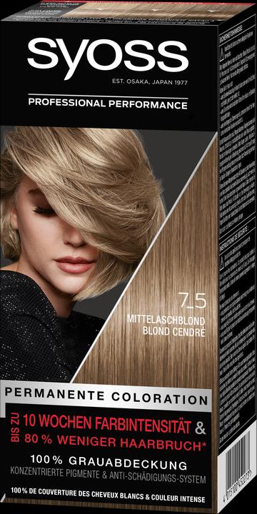 Image du produit Syoss 7-5 Blond cendré moyen (7-5 Blond cendré moyen)
