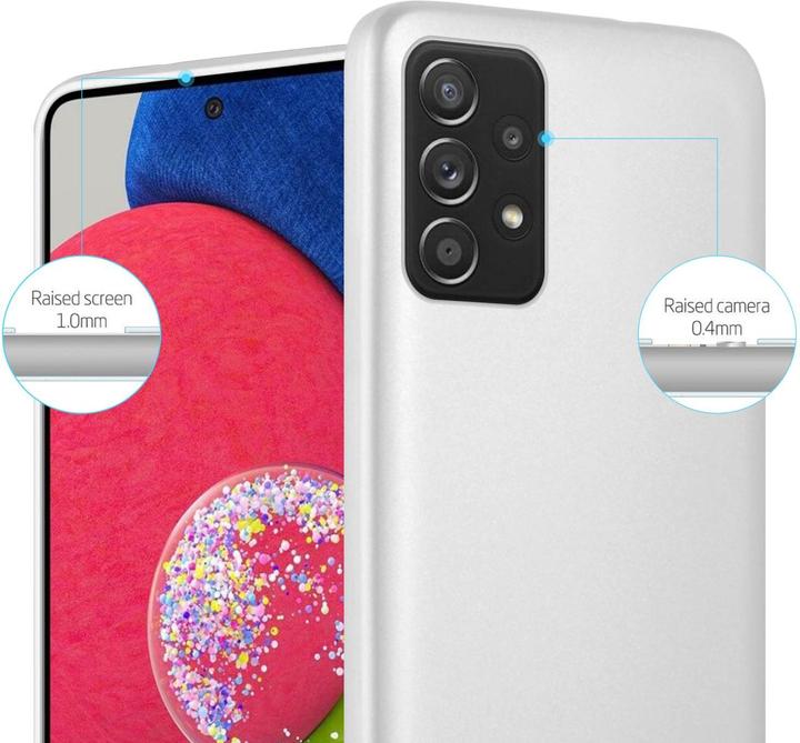 Productafbeelding Cadorabo TPU Matte Metallic Hoes (Samsung Galaxy A52, Samsung Galaxy A52s 5G, Samsung Galaxy A52 5G)