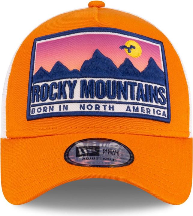 Produktbild New Era 9Forty A-Frame Trucker Cap - Rocky Mountains Orange (One Size)