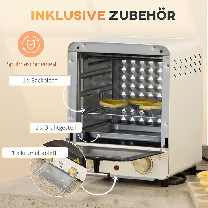 Immagine prodotto Homcom Minibackofen 15L