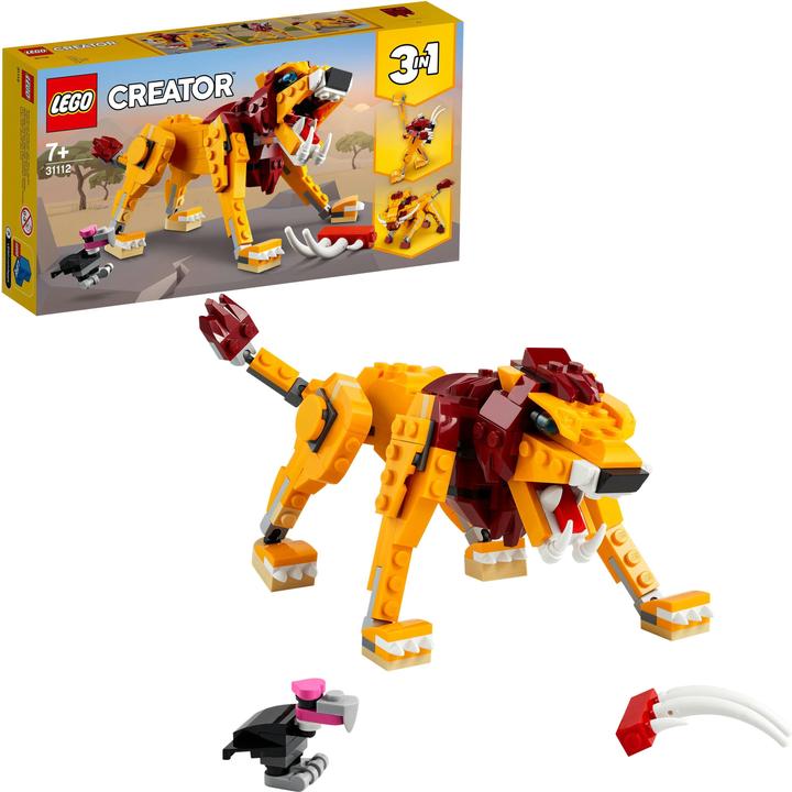 Actual product image LEGO Wild Lion (31112, LEGO Creator 3-in-1)