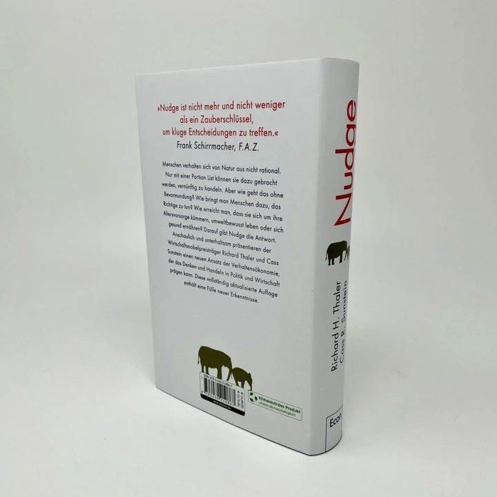 Image du produit Nudge (Allemand, Richard H. Thaler, Cass R. Sunstein., Stephan Gebauer, 2022)