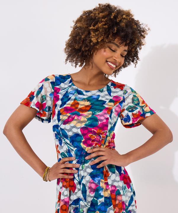 Actual product image Joe Browns Floral Lace Knee-Length Dress (34)