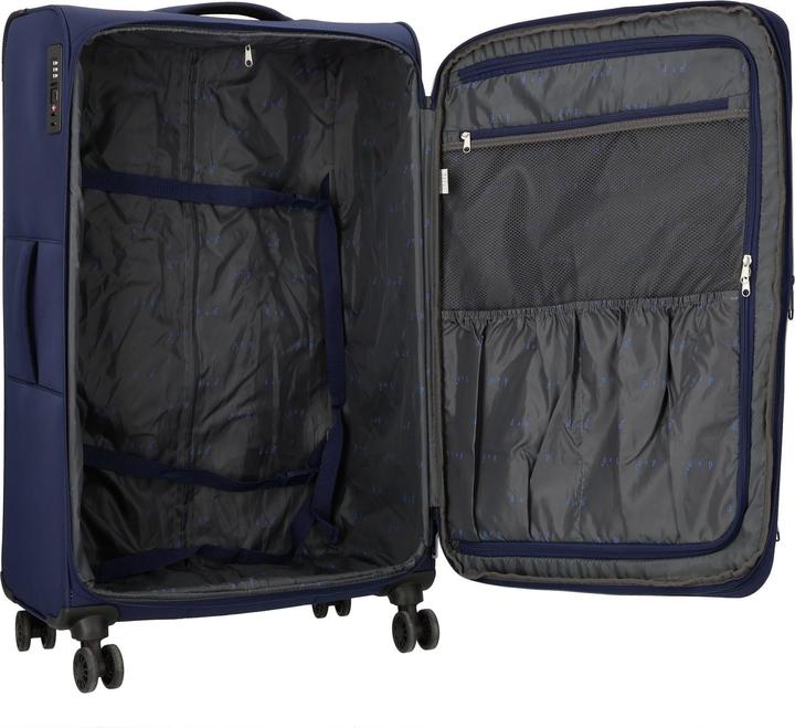Immagine prodotto D&N Travel Line 9504 Carrello a 4 ruote L 76 cm con piega ad espansione (102 l, L (90 - 115l))