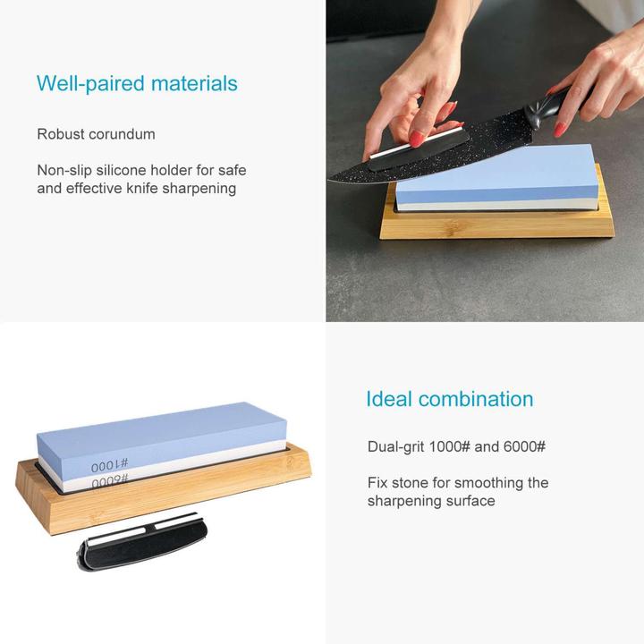 Actual product image Intirilife 2 in 1 whetstone set