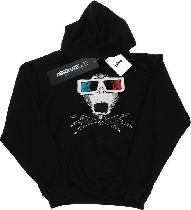 Image du produit Disney - Sweat à capuche NIGHTMARE BEFORE CHRISTMAS JACK SKELLINGTON 3D GLASSES - Fille (128)