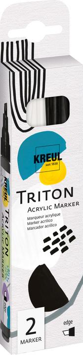 Produktbild Solo Goya Triton Acrylic Paint Marker 2er Set (Schwarz, Weiss, 4 mm, 2 x)