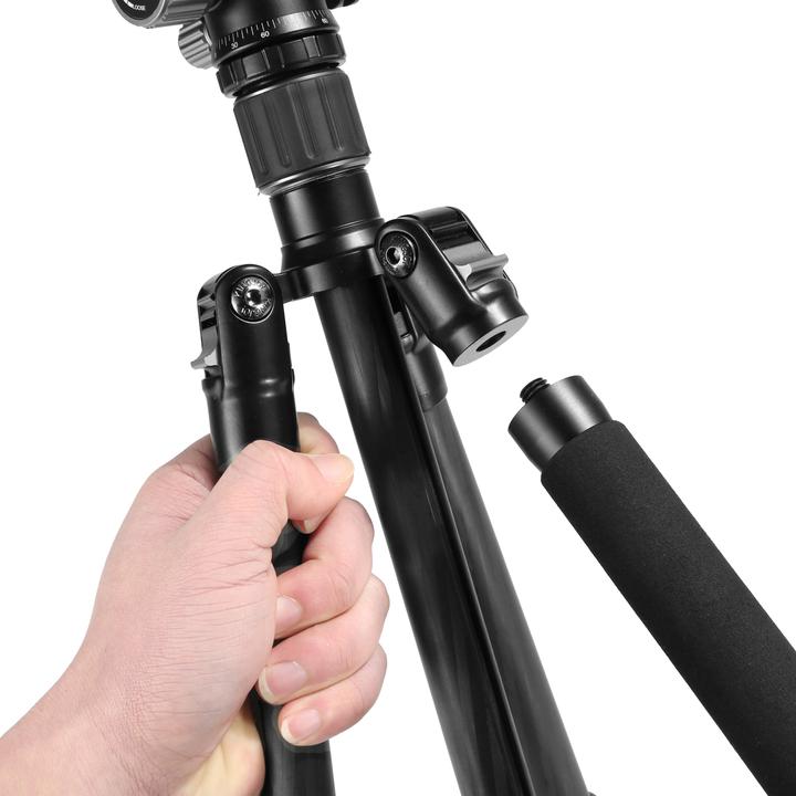Actual product image Kingjoy G22C+G00 Carbon Tripod (Carbon)