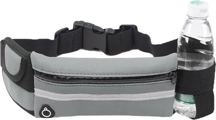 Swissdetector Wasserdichte Gürteltasche mit verstellbarem Gürtel - Outdoor-Aktivitäten - Grau
