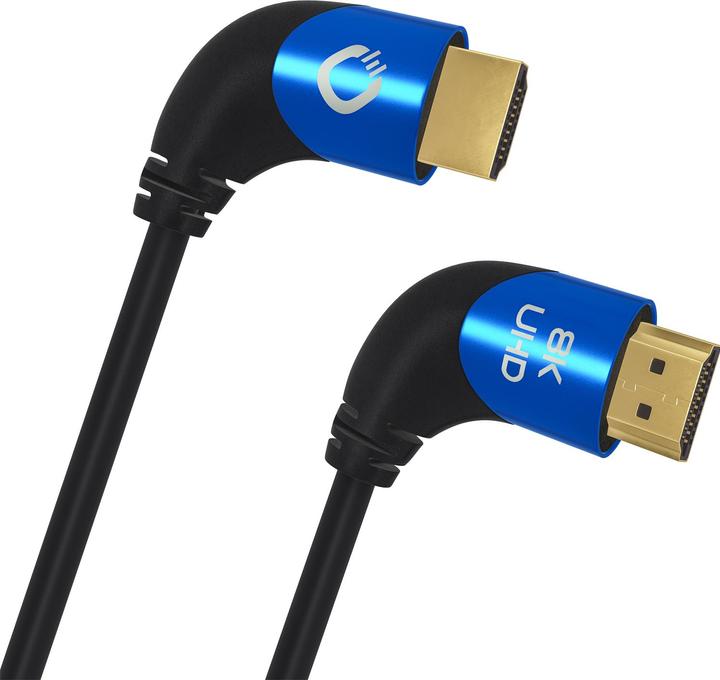 Actual product image Oehlbach HDMI AV connection cable (1x HDMI plug - 1x HDMI plug) 2 m Black (2 m, HDMI)