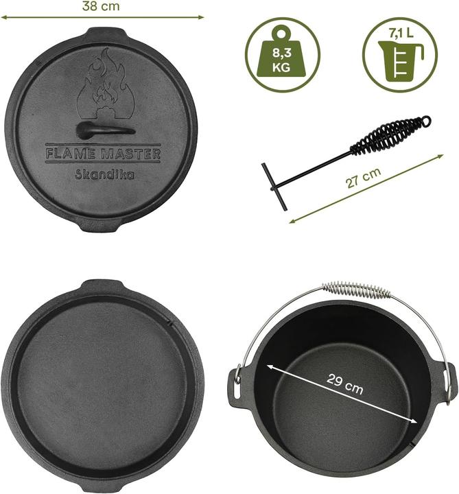 Actual product image Skandika Dutch Oven Flame Master