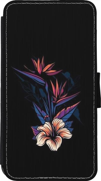 Actual product image PhoneLook Cover Wallet black Dark Flowers (Apple iPhone 11 Pro)