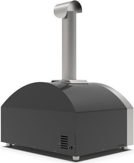 Actual product image Alfa Forni Futuro 4 Pizze Hybrid Silver Black
