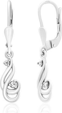Produktbild Brilio Silver - Glittering silver earrings with crystals 436 001 00549 04