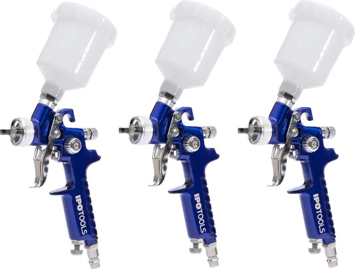 Produktbild Ipotools Mini HVLP Lackierpistole 3er Set