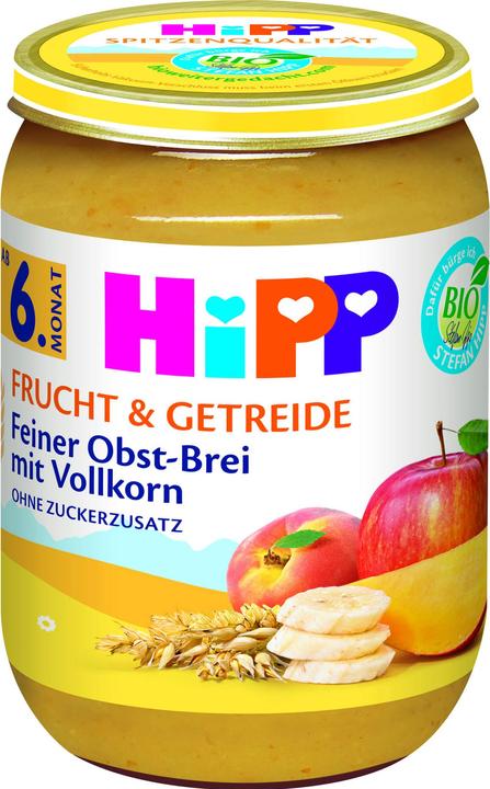 Image du produit Hipp Bio Fruits et Céréales Bouillie de fruits fins aux céréales complètes (190 g)