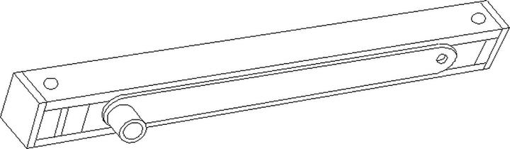 Image du produit Geze Glissières pour TS 5000 ECline (Porte de chambre, Porte d'entrée, Porte en bois, Porte-fenêtre, Intérieur)