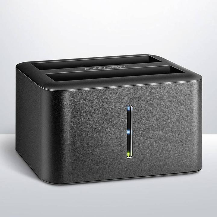 Produktbild Axagon ADSA-D25 storage drive docking station USB 3.2 Gen 1 (3.1 Gen 1) Type micro-B Black (2.5")