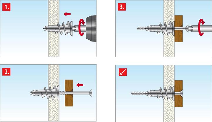 Produktbild Tox Gipskartondübel Spiral Plus (1 Stk.)