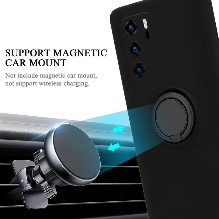 Produktbild Cadorabo TPU Liquid Ring Silicone Case Hülle (Huawei P40)