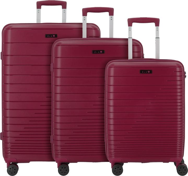 Actual product image D&N Travel Line 4600 4 wheel suitcase set 3 pieces (195 l, XL (from 140l))