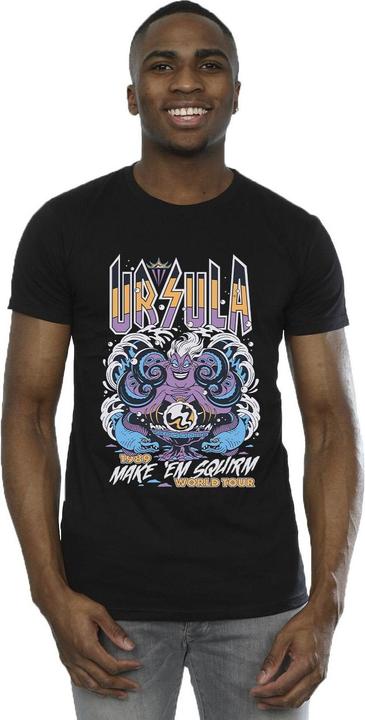 Actual product image Disney Mens Villains Ursula Make Em Squirm T-Shirt (L)