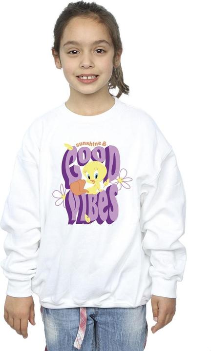 Produktbild Looney Tunes Tweeday Sunshine & Good Vibes Sweatshirt Mädchen (128)