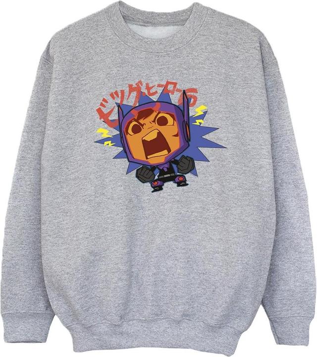 Immagine prodotto Disney Big Hero 6 Baymax Hiro Angry Manga Felpa Ragazze (152, 158)