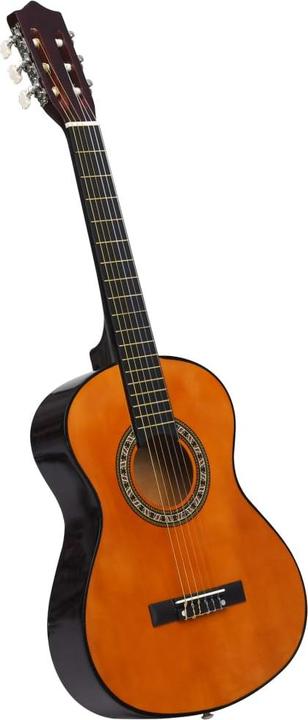 Produktbild VidaXL 8 Piece Classical Guitar Beginner Set (Akustik Gitarren Set, Nylon, Lindenholz, Hartplastik)