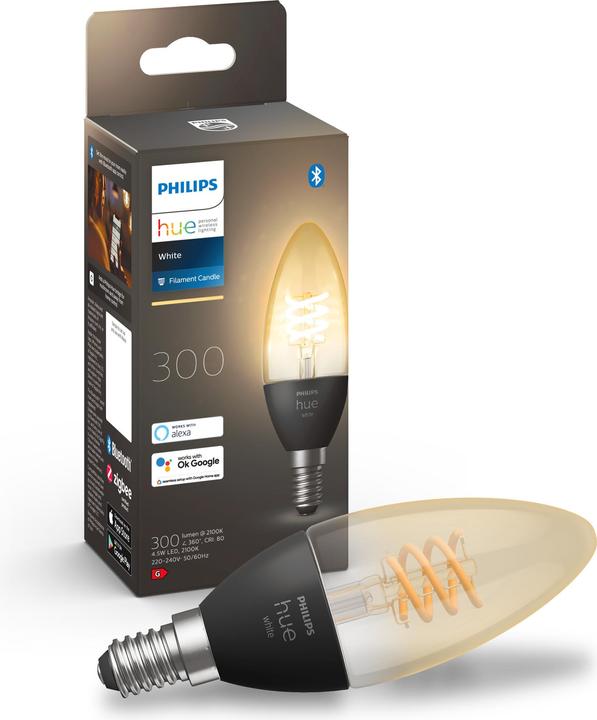 Actual product image Philips Hue White (E14, 4.50 W, 300 lm, 1 x, G)