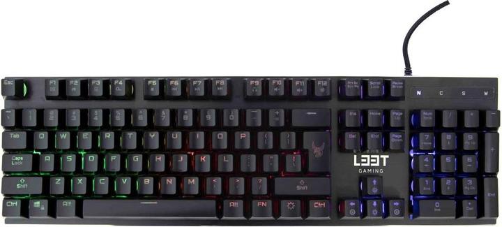 Actual product image L33T Gaming keyboard Viking Tyr, Oseberg, Semi Mechanical, RGB, US layout (US, Cable)