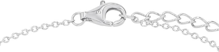 Produktbild S.Oliver Armschmuck für Damen, 925 Sterling Silber, Zirkonia synth., Muschelkernperle (20 cm, Silber 925)