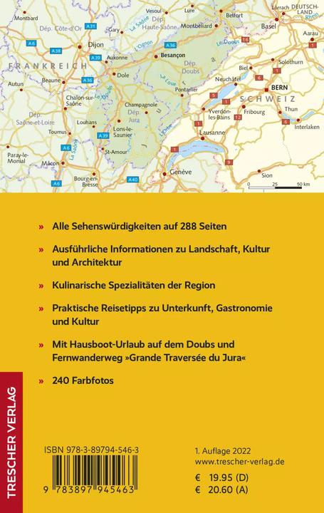 Produktbild Reiseführer Französischer Jura (Deutsch, Sabine Herre, 2022)