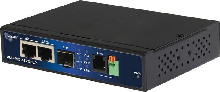 Actual product image Allnet point-to-point modem vdsl2 via 2-wire unmanaged "all-mc116v2" / max. 3km with max. 160mbit/s