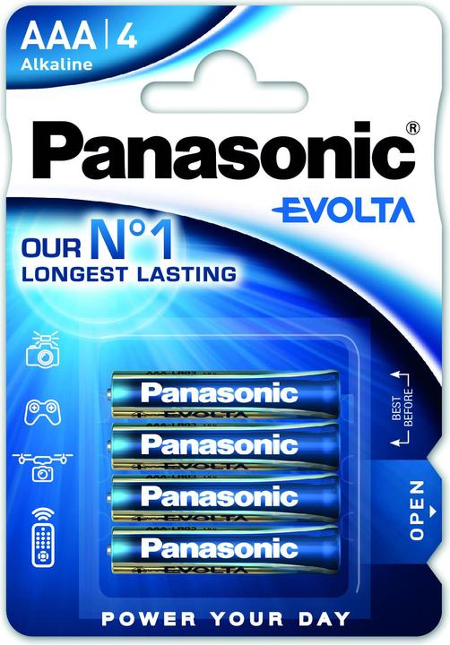 Actual product image Panasonic Evolta (4 pcs., AAA)