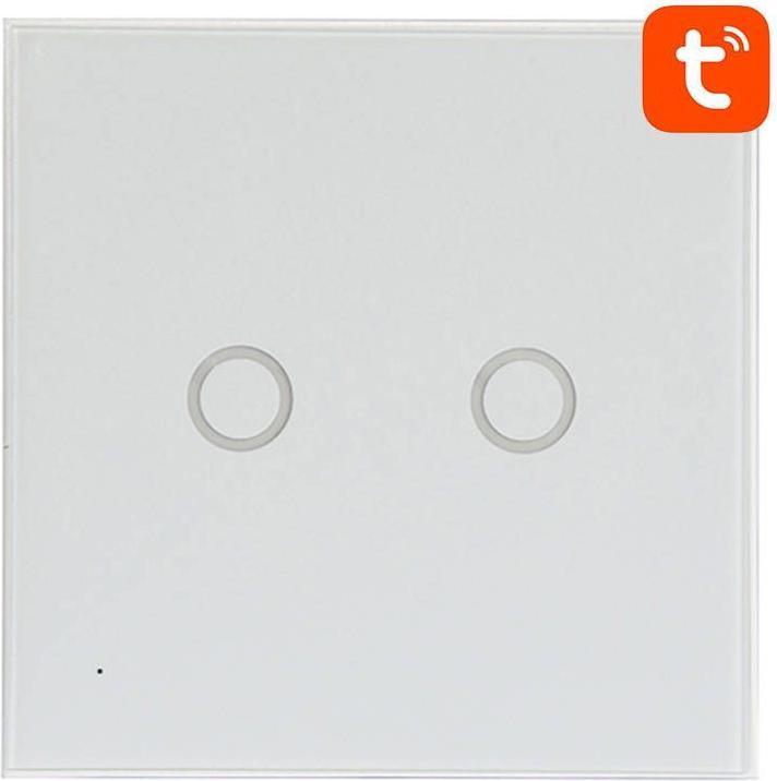 Image du produit Neo Interrupteur d'éclairage intelligent WiFi NAS-SC02WE 2 voies