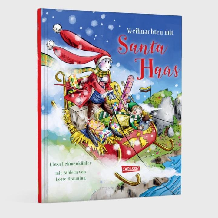 Actual product image Christmas with Santa Haas (Lissa Lehmenkühler, Lotte Bräuning, German)