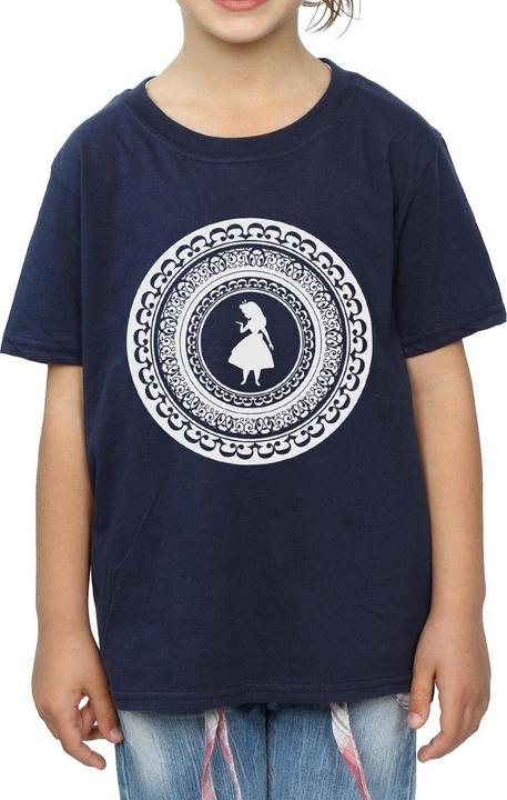Produktbild Disney Mädchen Alice im Wunderland Kreis TShirt aus Baumwolle (140, 146)
