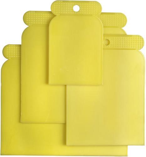technocraft Jeu de spatules en plastique, 4 pièces